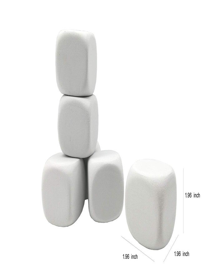 Qidiwin White EVA Foam Dices for Kids Graffiti-Building Blocks,Creative Painting, Party Supplies, 1.96 inchs, 12PCS - Image 2